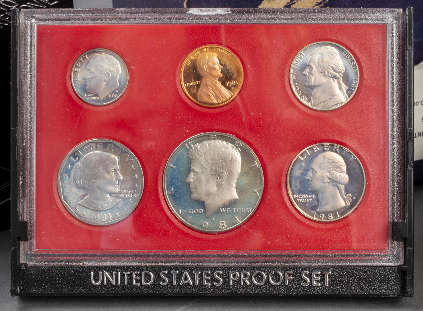 US Mint 1981 Proof Set, 5 Sets (1 of 3)