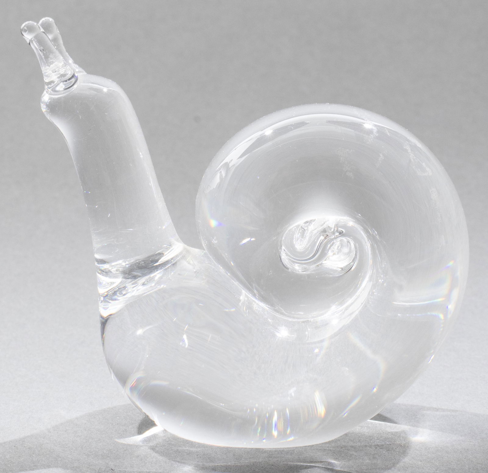 Steuben Crystal Snail Paperweight (1 of 7)
