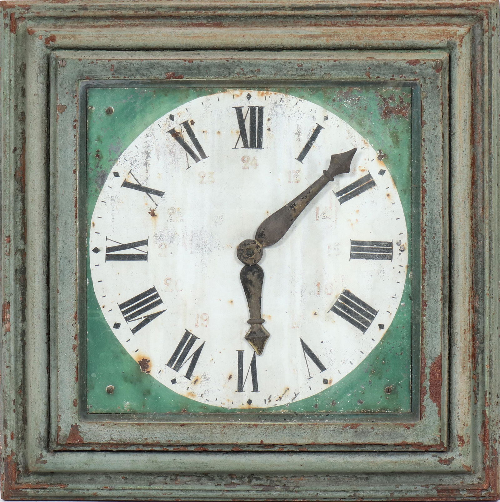 Victorian Manner Cast Iron Outdoor Garden Clock (1 of 3)