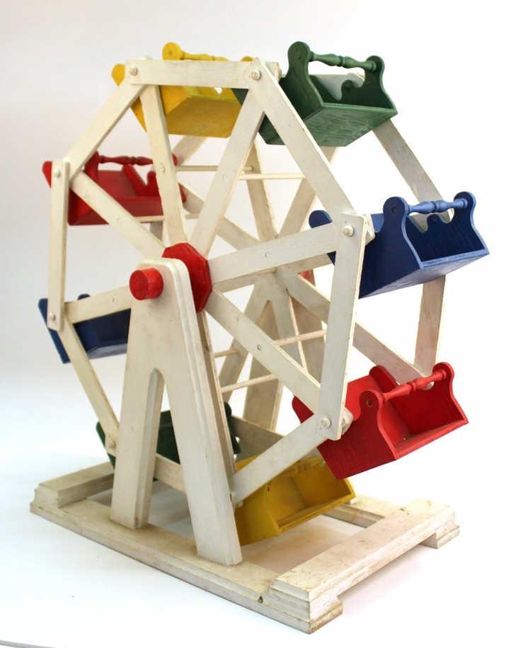 American Folk Art Ferris Wheel Model (1 of 6)