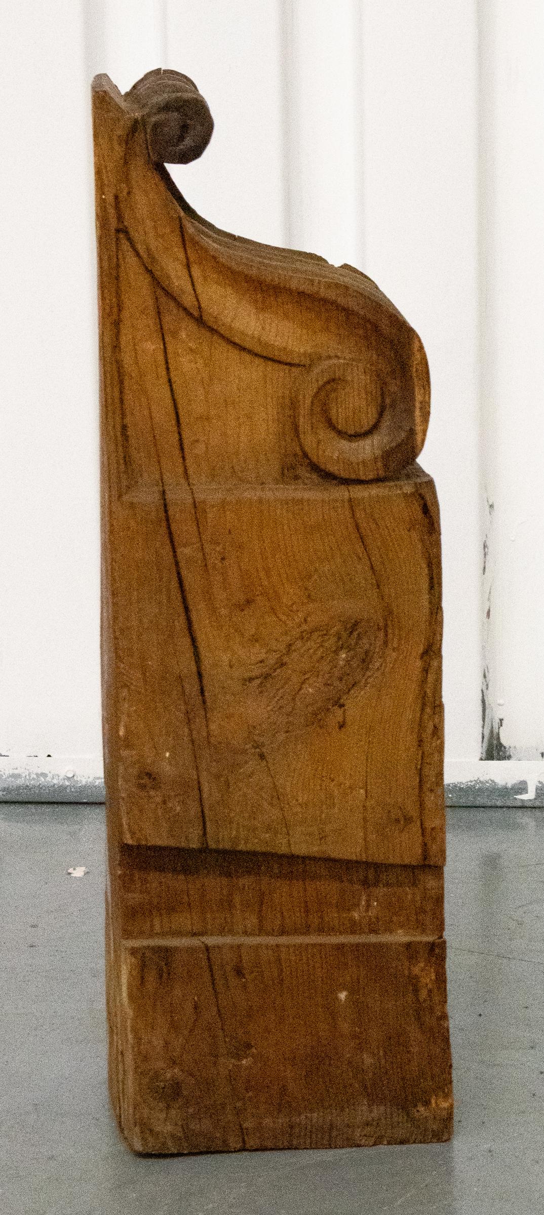 Renaissance Style Carved Oak Corbel (1 of 5)