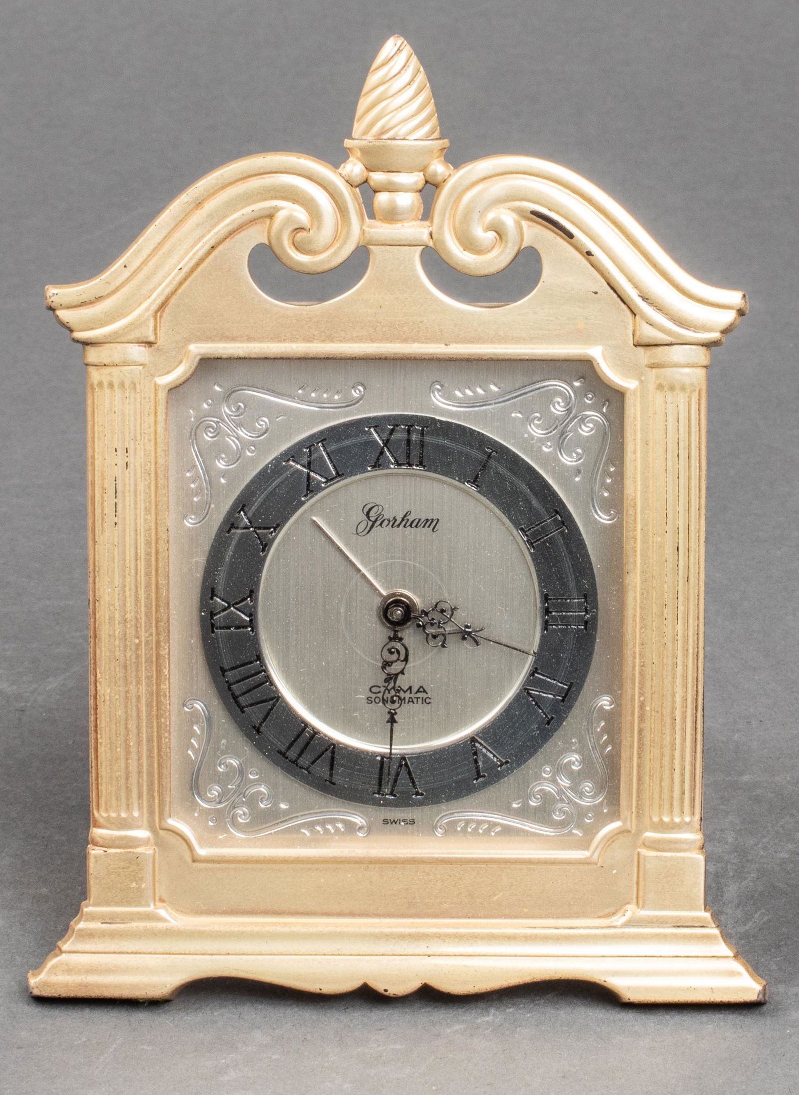 Gorham Sterling Silver Cyma Watch Co Clock Vintage (1 of 5)
