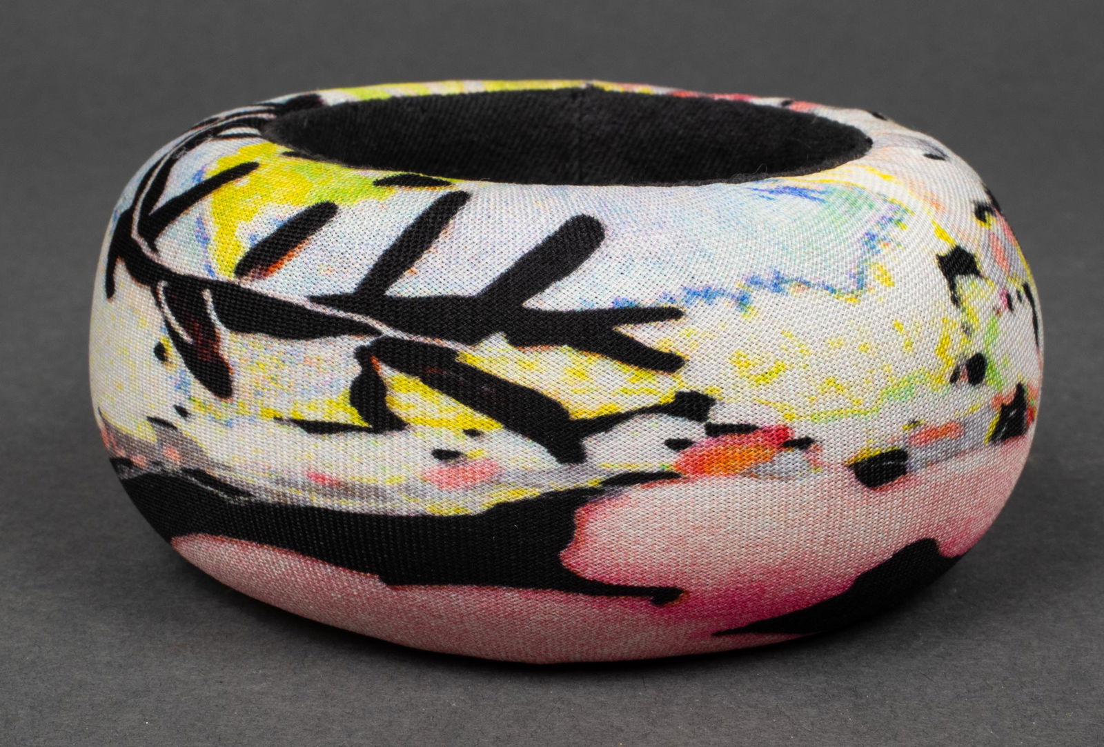 Christian Lacroix Vintage Fabric Bangle Bracelet (1 of 6)