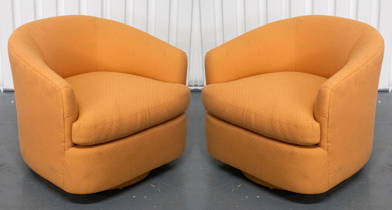 Art Deco Style Pink Upholstered Club Chairs, Pair (1 of 5)