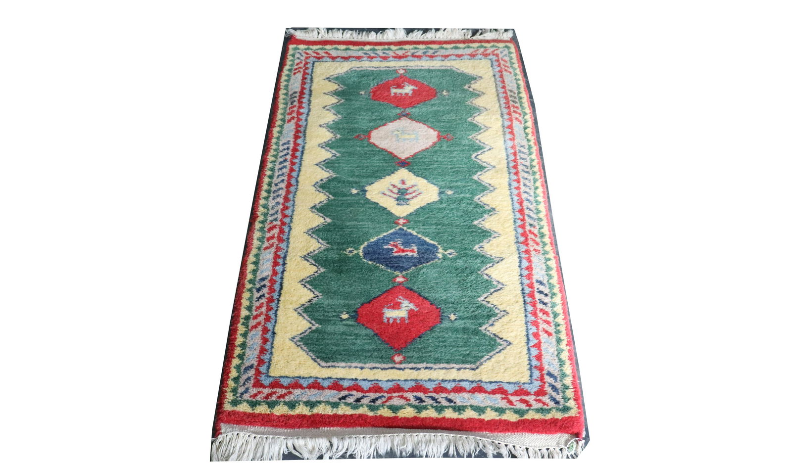 Vintage Gabbeh Rug 4' 8" x 2' 5" (1 of 4)