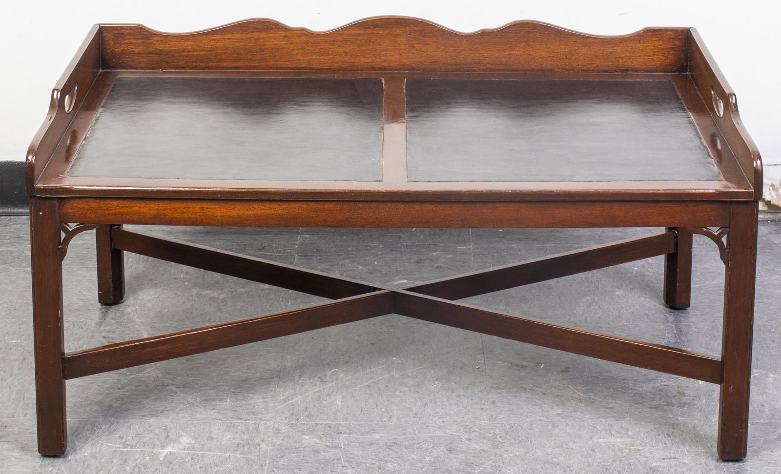 Georgian Style Mahogany Butler Tray Top Table (1 of 6)