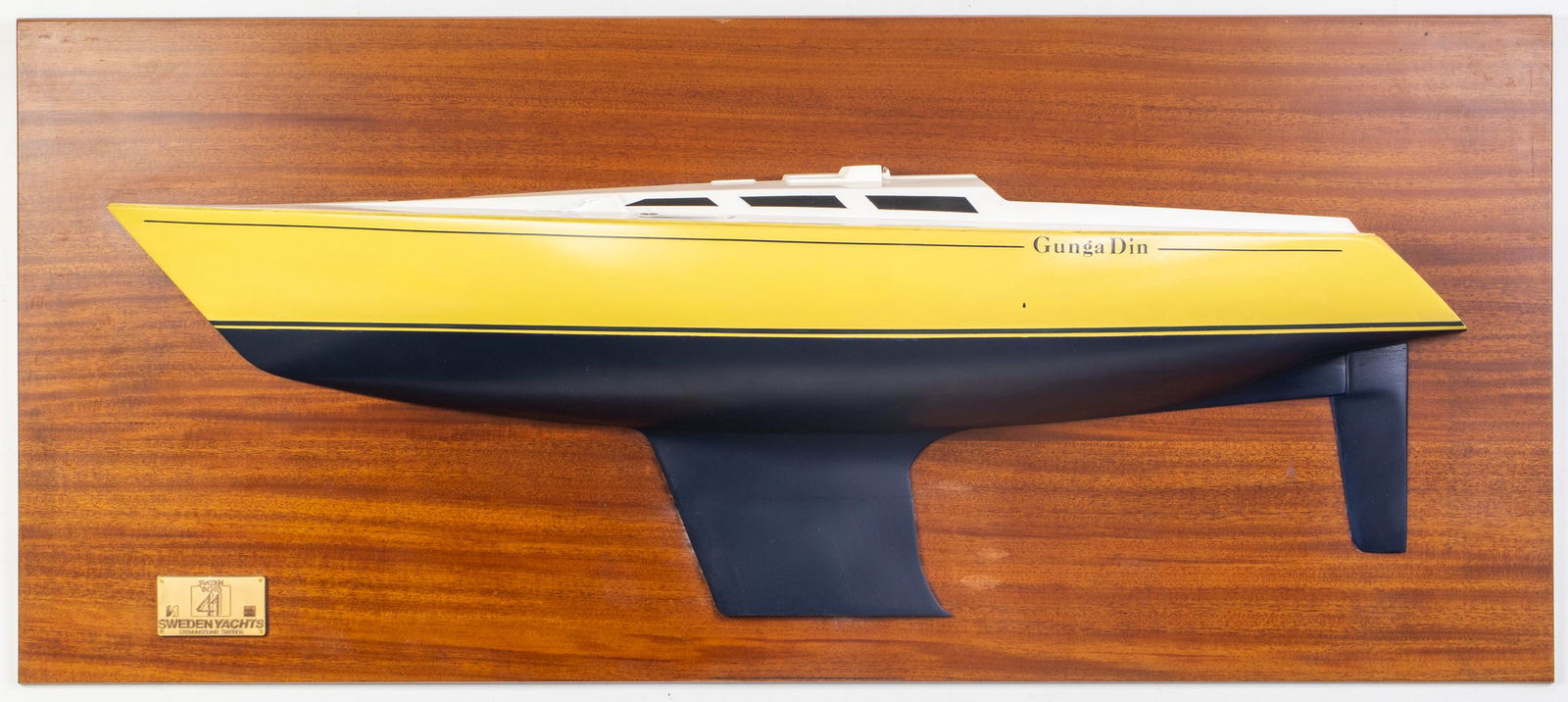 "Gunga Din" Sweden Yacht Model Wall Sculpture (1 of 4)