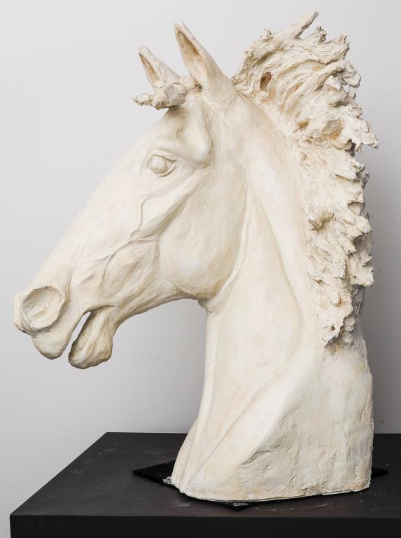 Marilyn Weinstein Monumental Horse Head Sculpture (1 of 11)