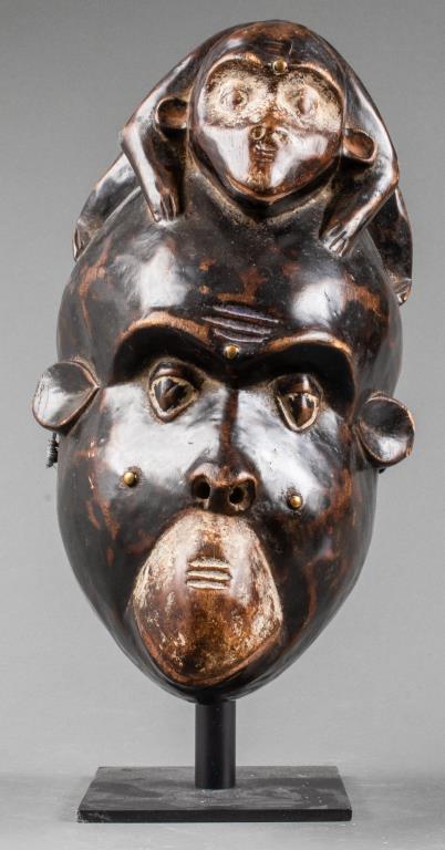 African Bulu Monkey Mask, Cameroon (1 of 14)