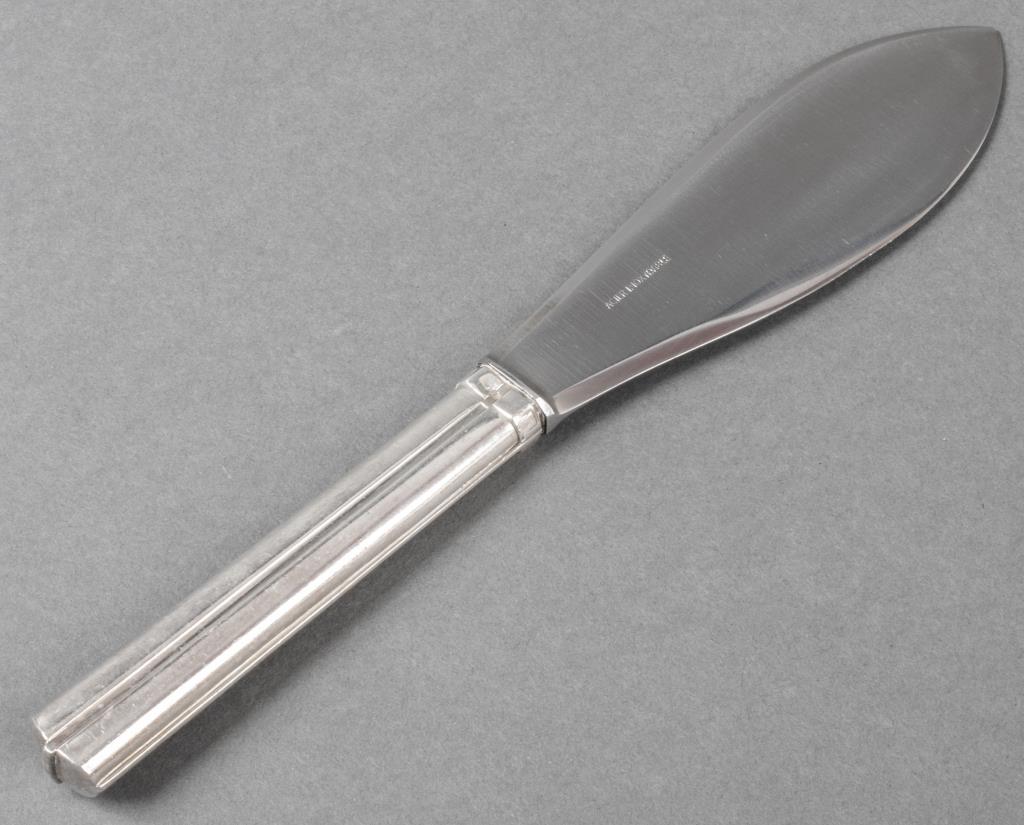 Jean E. Puiforcat "Biarritz" Silver Serving Knife (1 of 6)