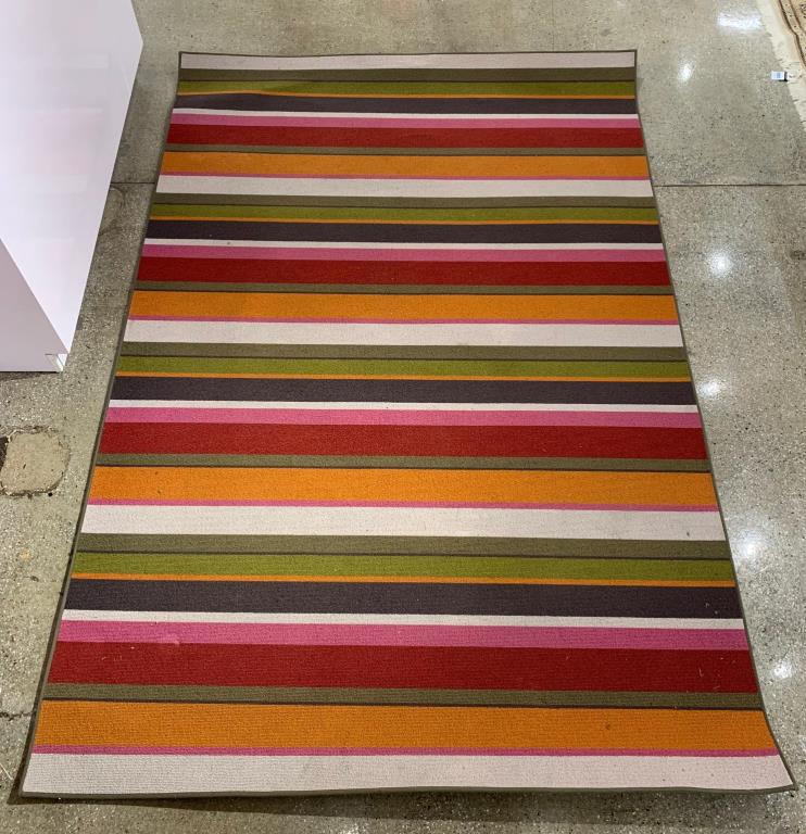 Modern Striped Carpet, 9 x 6 (1 of 3)