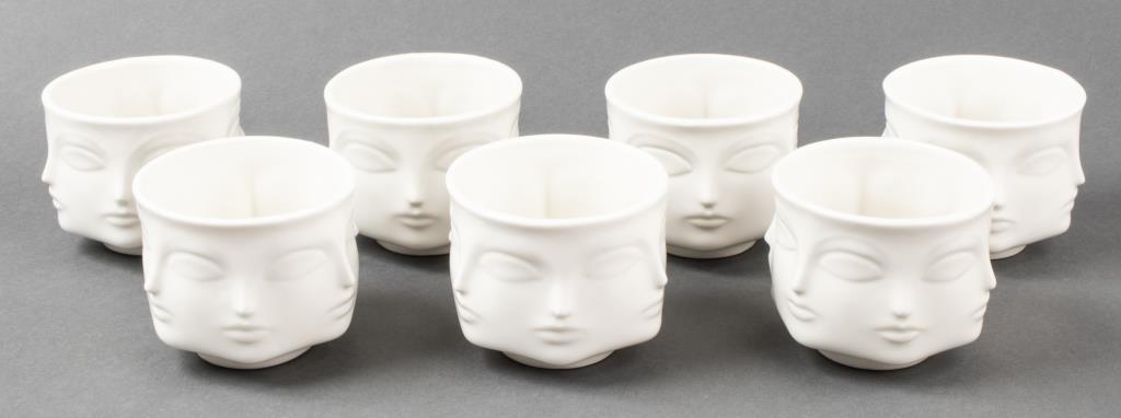 Jonathan Adler "Muse" Porcelain Bowls, Set of 7 (1 of 8)