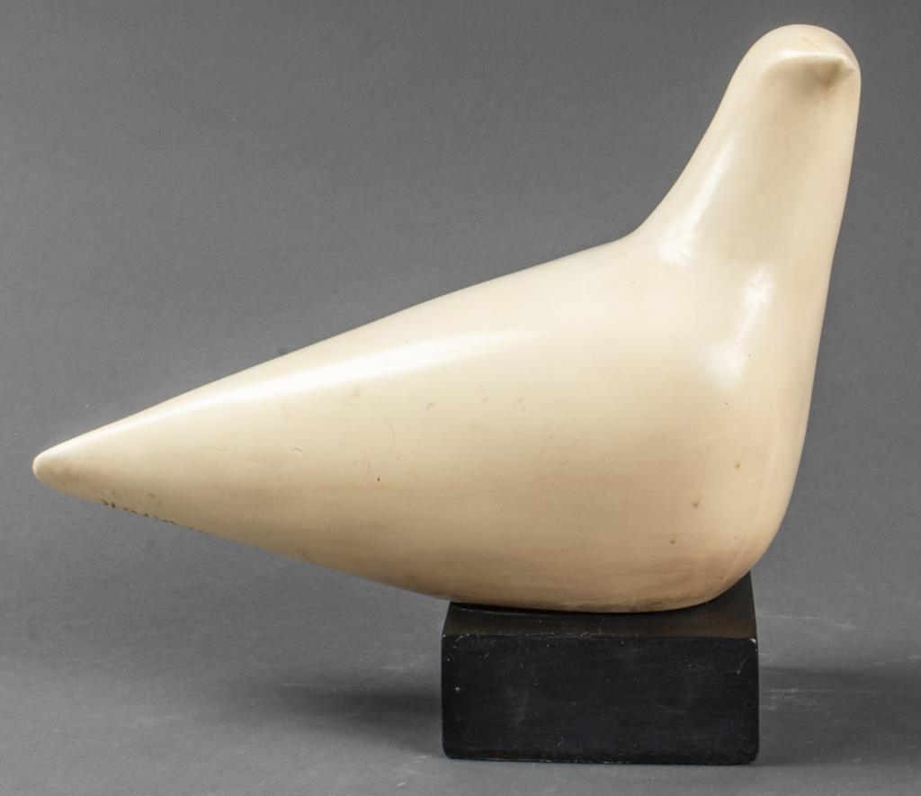 Cleo Hartwig "Dove" Modern Plaster Sculpture (1 of 7)