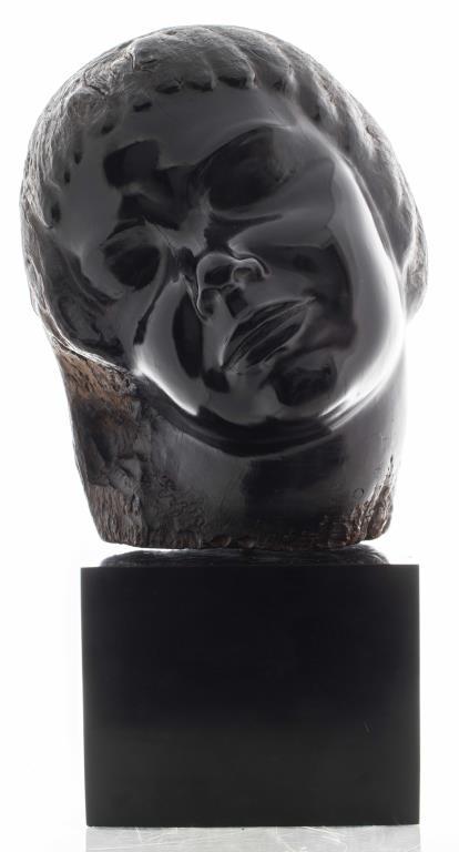 Stepan Erzia Carved Hardwood Bust On Marble Base (1 of 20)