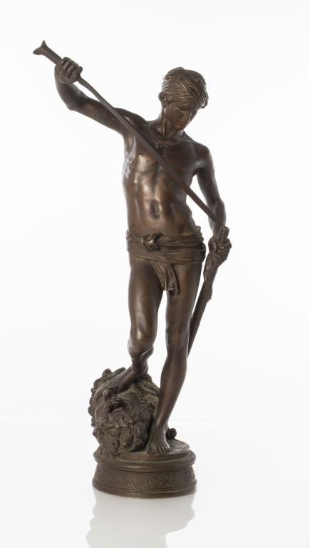 After A. Mercie David with Head of Goliath Bronze (1 of 11)