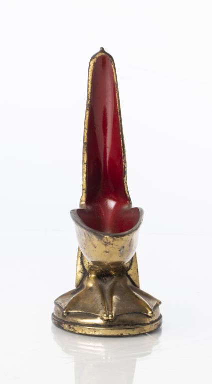 Art Deco Gilt Metal And Enamel Pelican Cigar Rest - 3