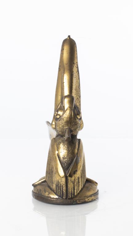 Art Deco Gilt Metal And Enamel Pelican Cigar Rest - 4
