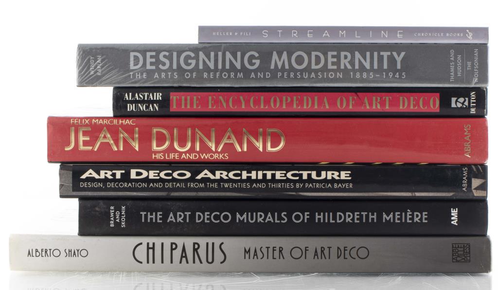 Books on the Art Deco Period, Group of 7 (1 of 8)