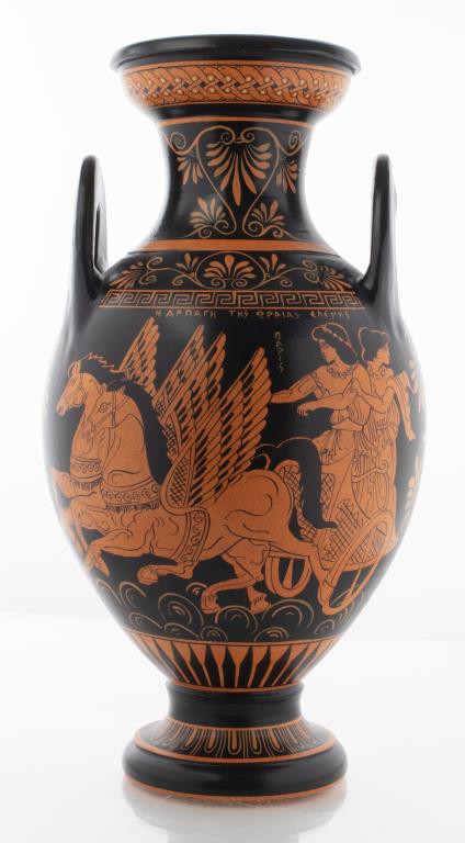 Greek Hand-Painted Pottery Krater Vessel (1 of 9)