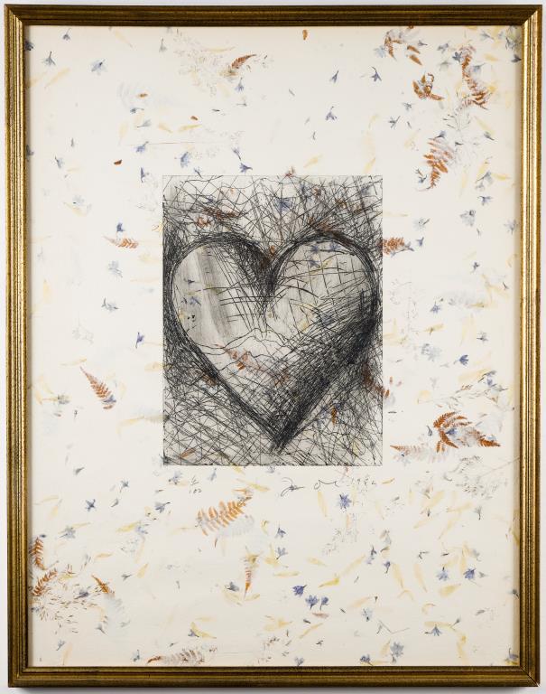 Jim Dine "The Jewish Heart" Etching, 1982 (1 of 8)