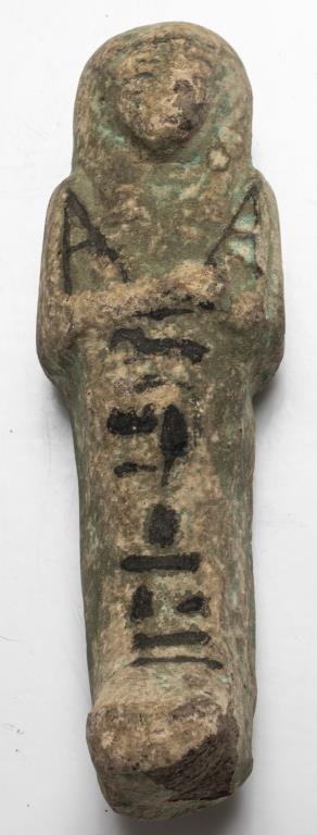 Ancient Egyptian Shabti Funerary Faience Figure (1 of 6)