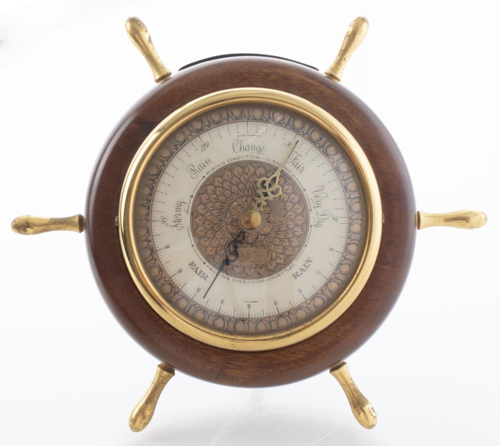 Wittnauer Nautical Ship Wheel Barometer (1 of 8)