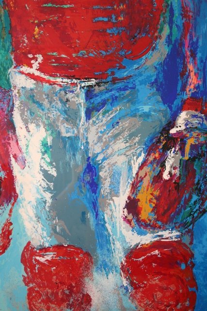 Johnny Bench Serigraph Signed by LeRoy Nieman - 4