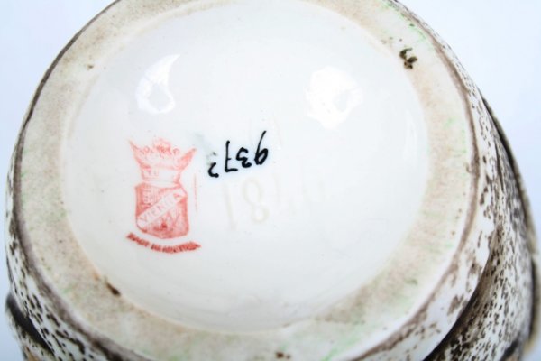 Wahliss Nouveau Amphora w/Applied White Jewels - 5