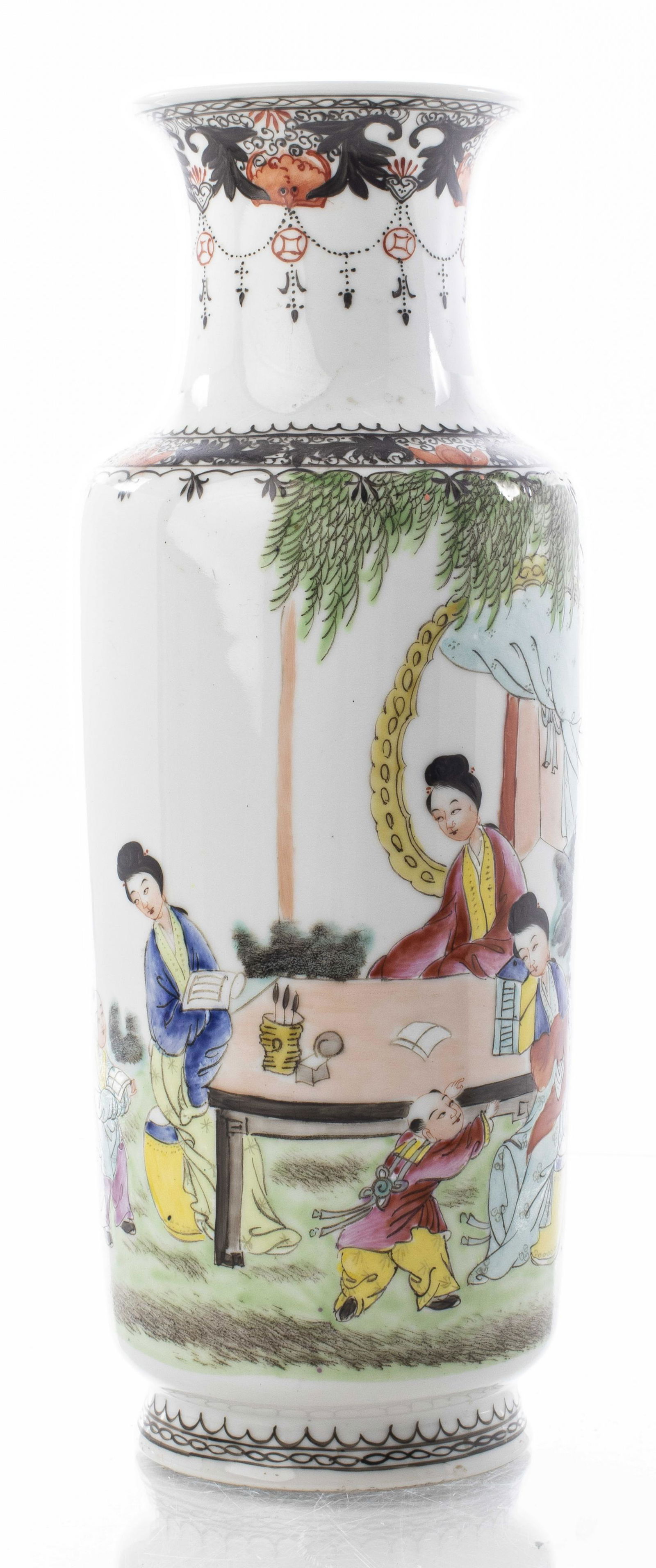 Chinese Hand Painted Fine Porcelain Vase (1 of 9)