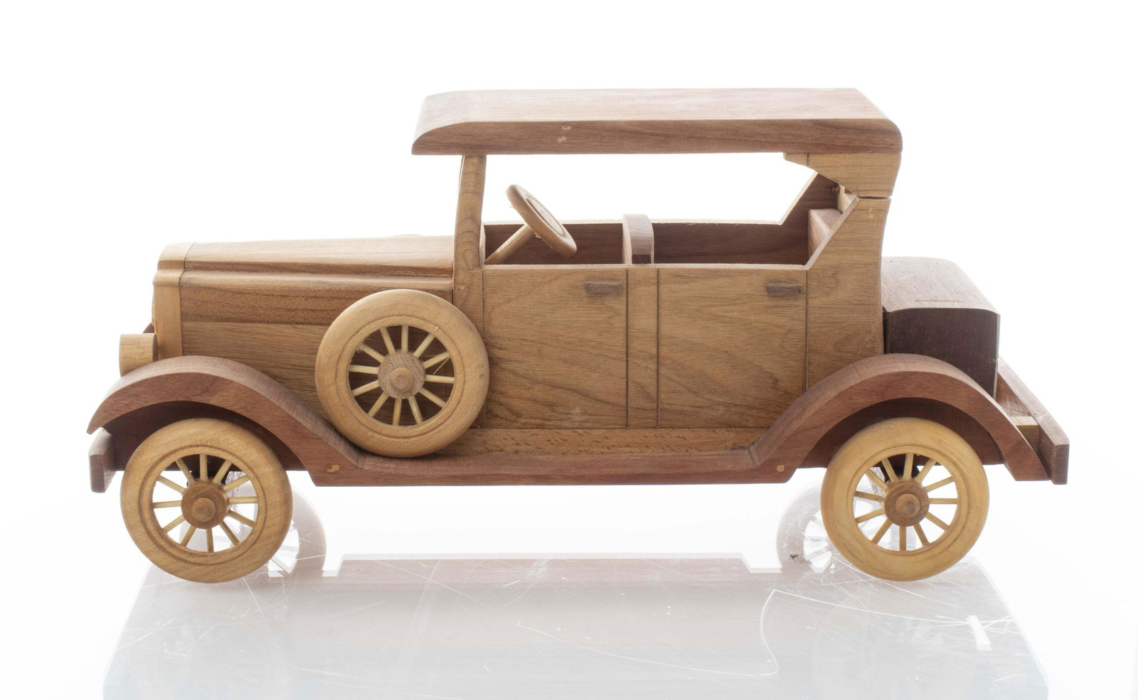 Handcrafted Wooden Vintage Toy / Model Car (1 of 9)