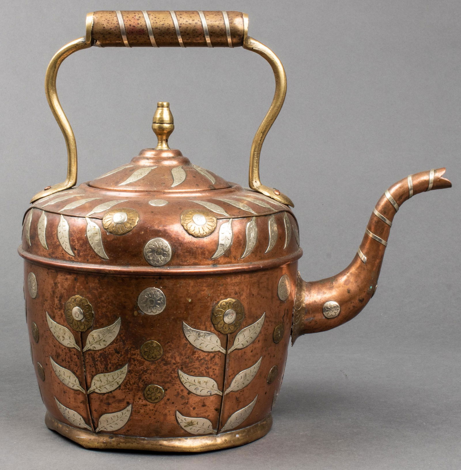 Indian or Middle Eastern Copper Tea Pot (1 of 7)