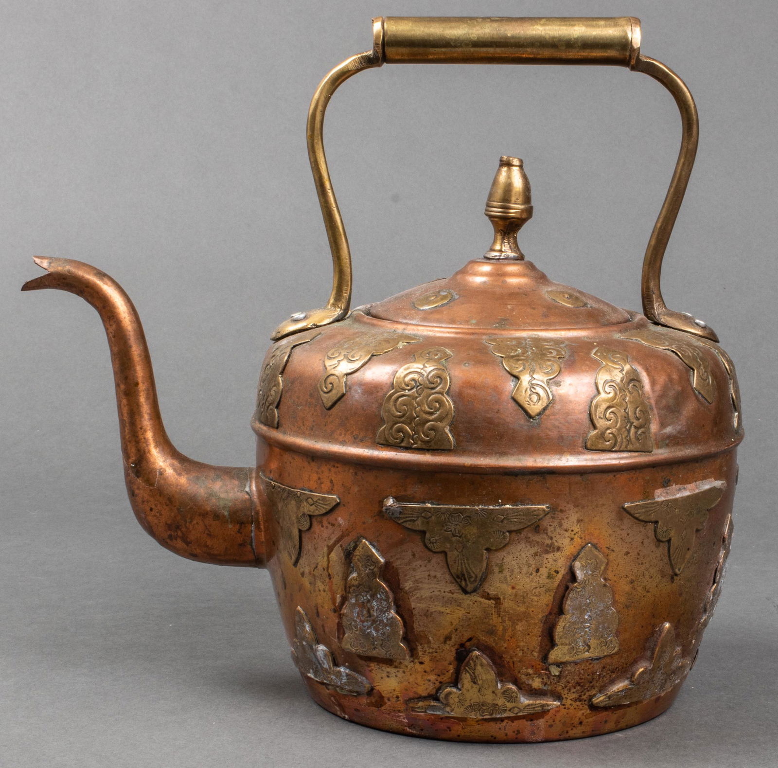 Indian or Middle Eastern Copper Tea Pot (1 of 7)