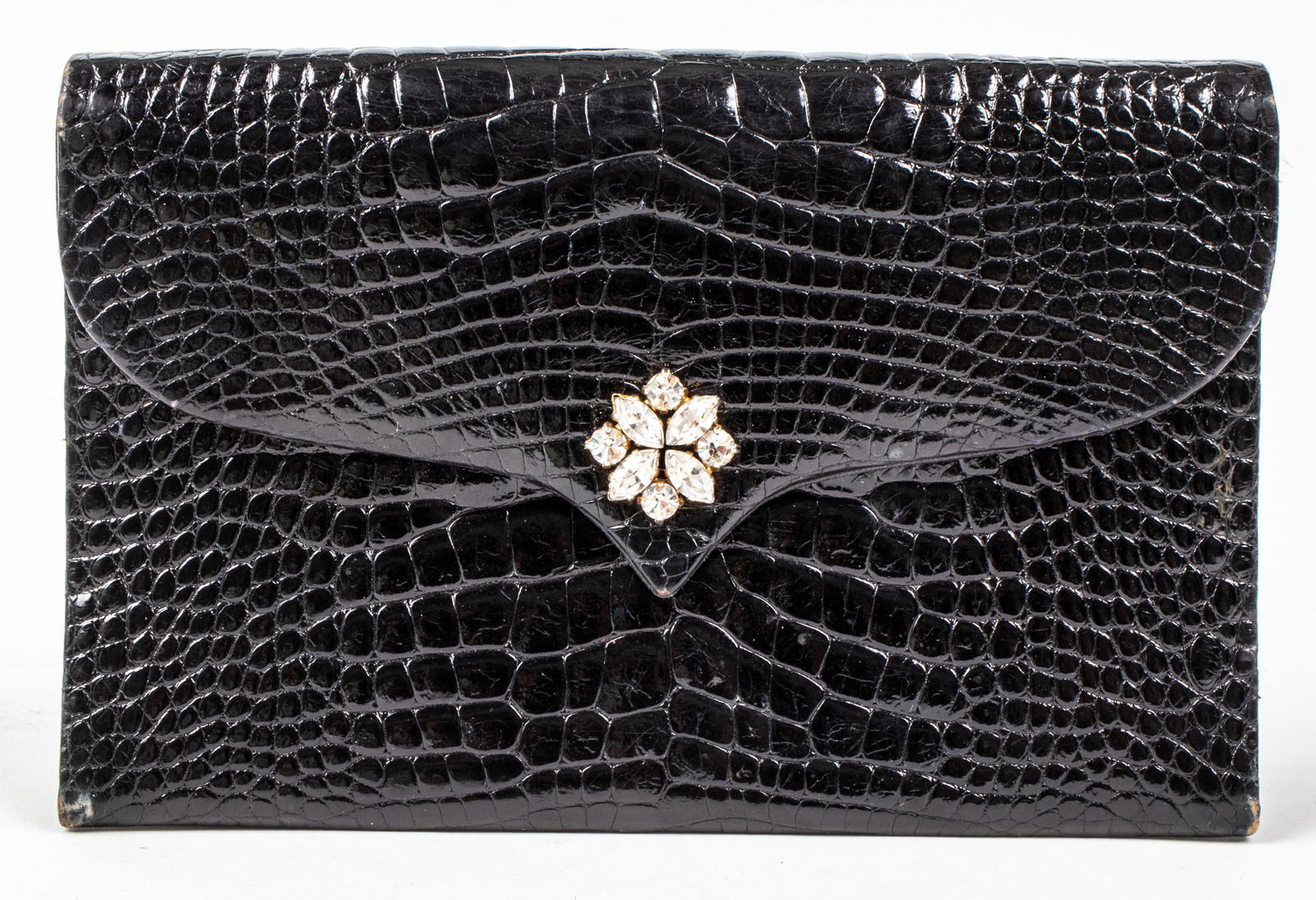 Kuc Black Alligator Clutch Bag (1 of 6)