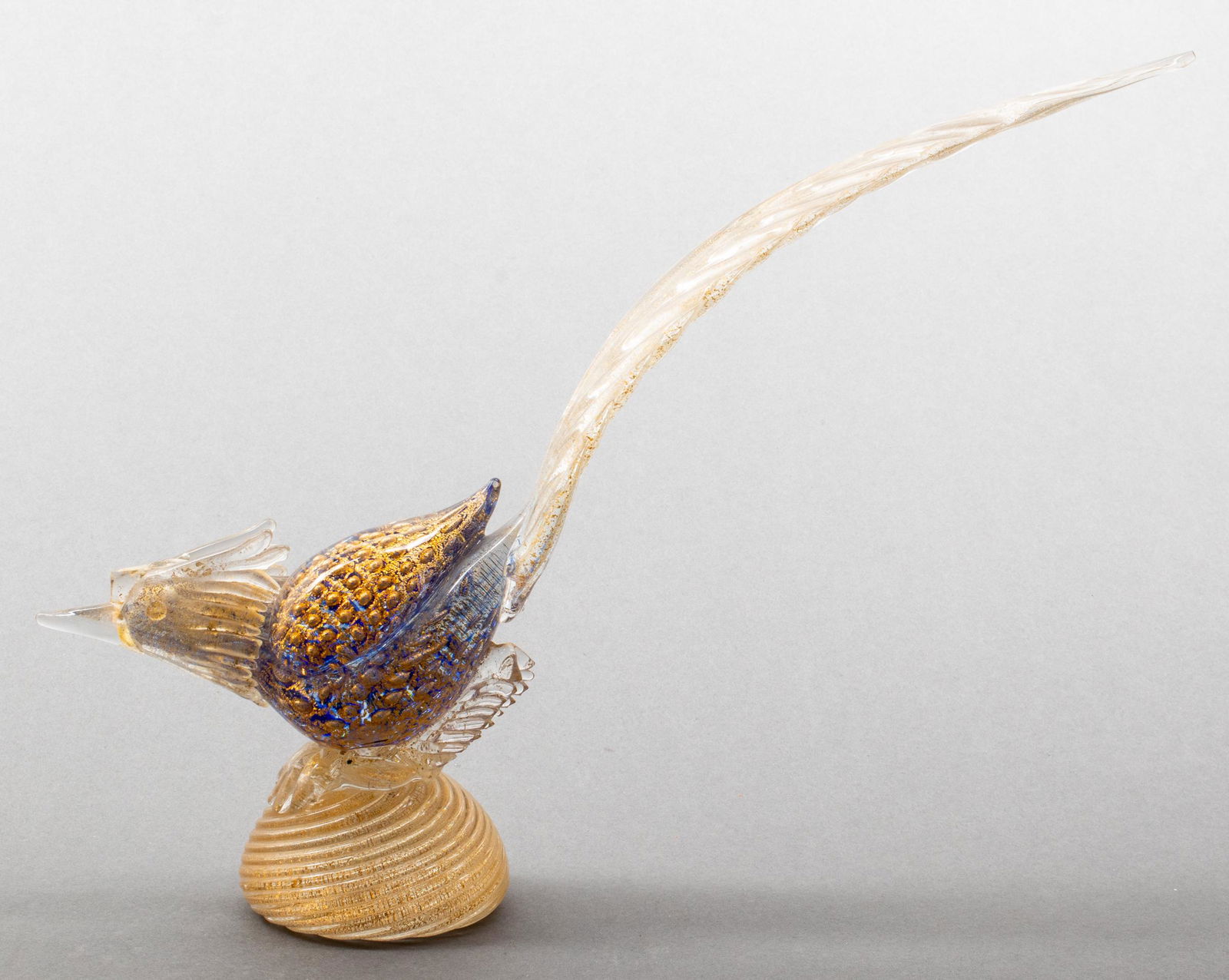 Venetian Murano Blown Glass Model Of A Bird (1 of 5)