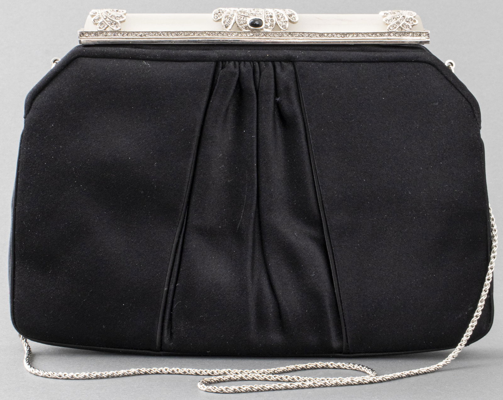 Judith Leiber Black Stain Clutch Handbag (1 of 6)