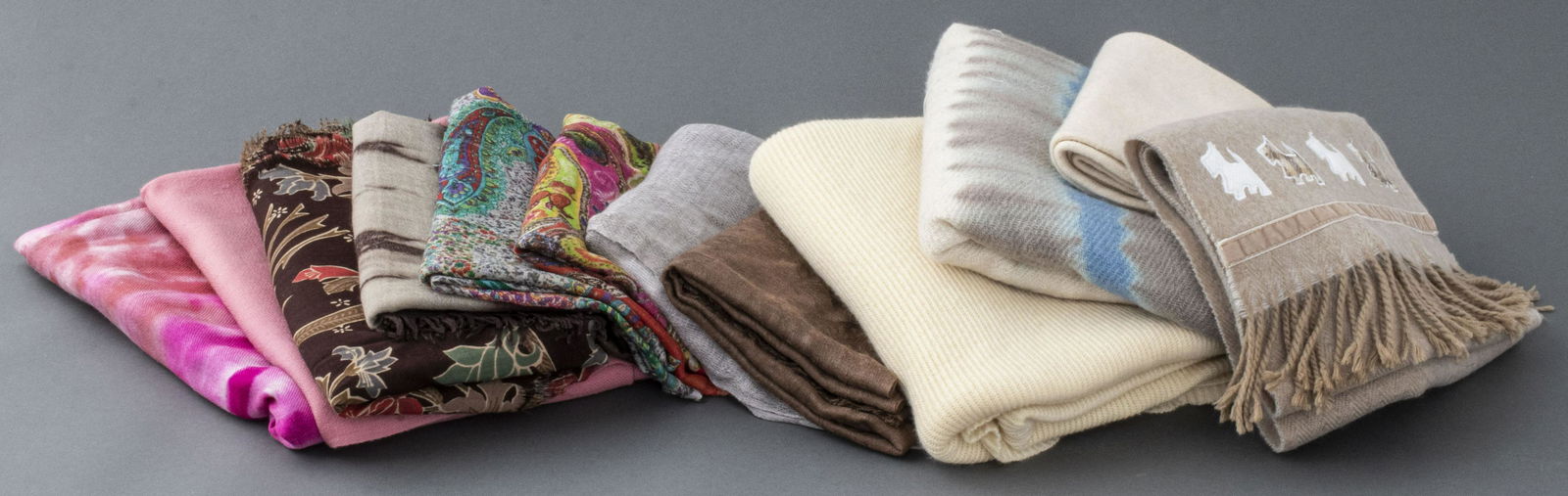 Cashmere, Wool & Acrylic Scarves / Wraps, 12 PCS. (1 of 8)