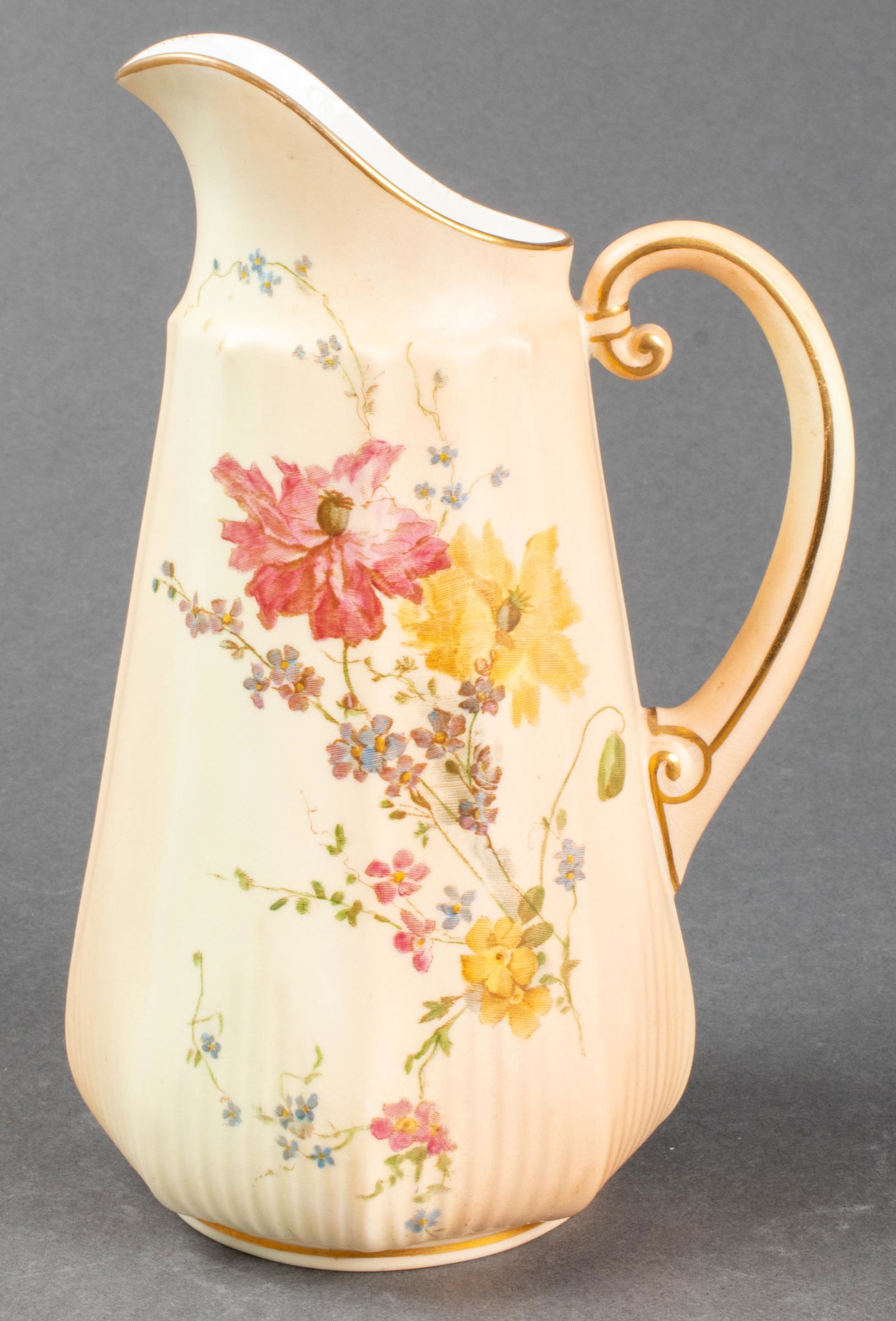 English Royal Worcester Porcelain Pitcher (1 of 7)