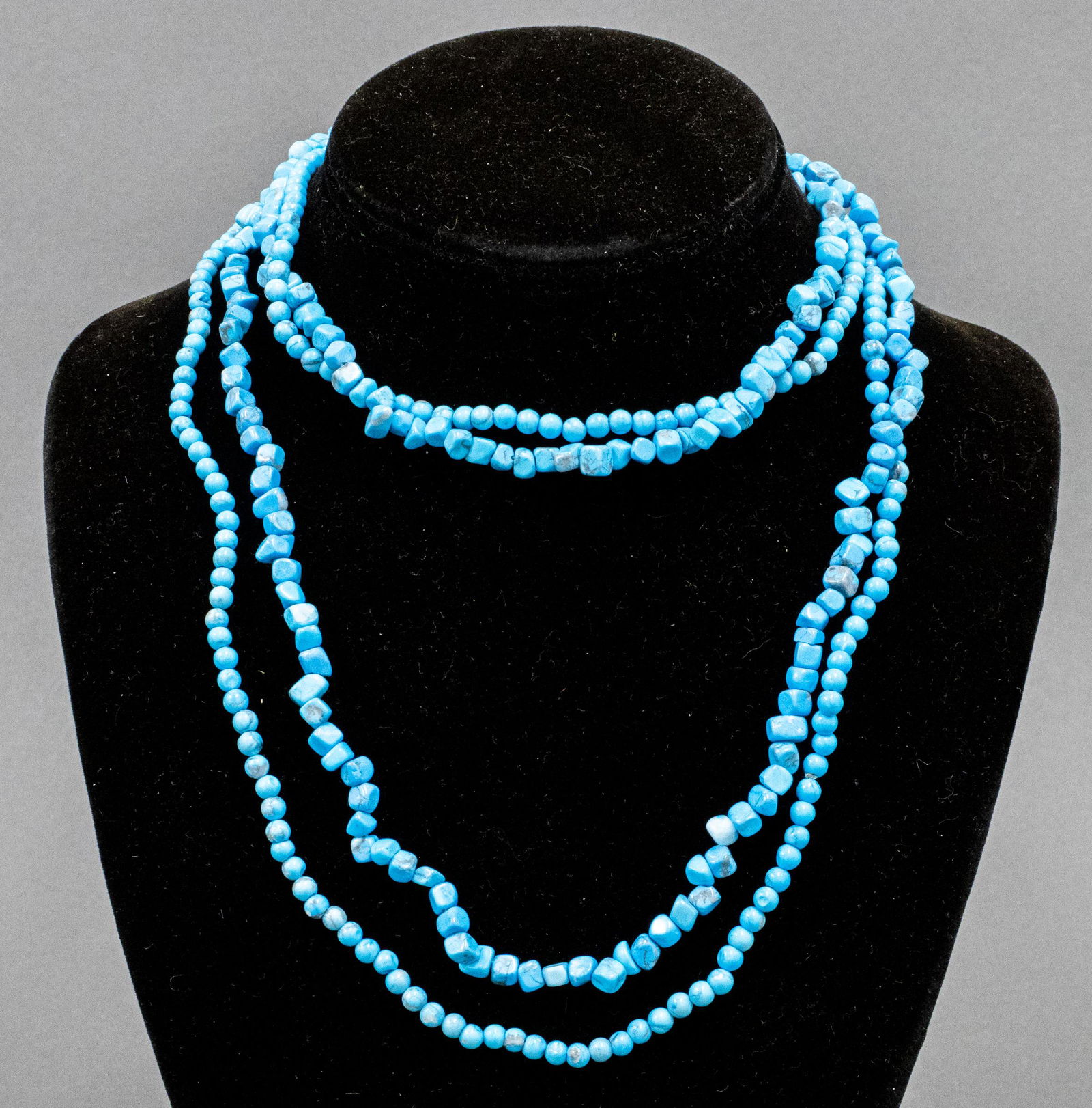 American Indian Style Turquoise Beaded Strands, 2 (1 of 5)