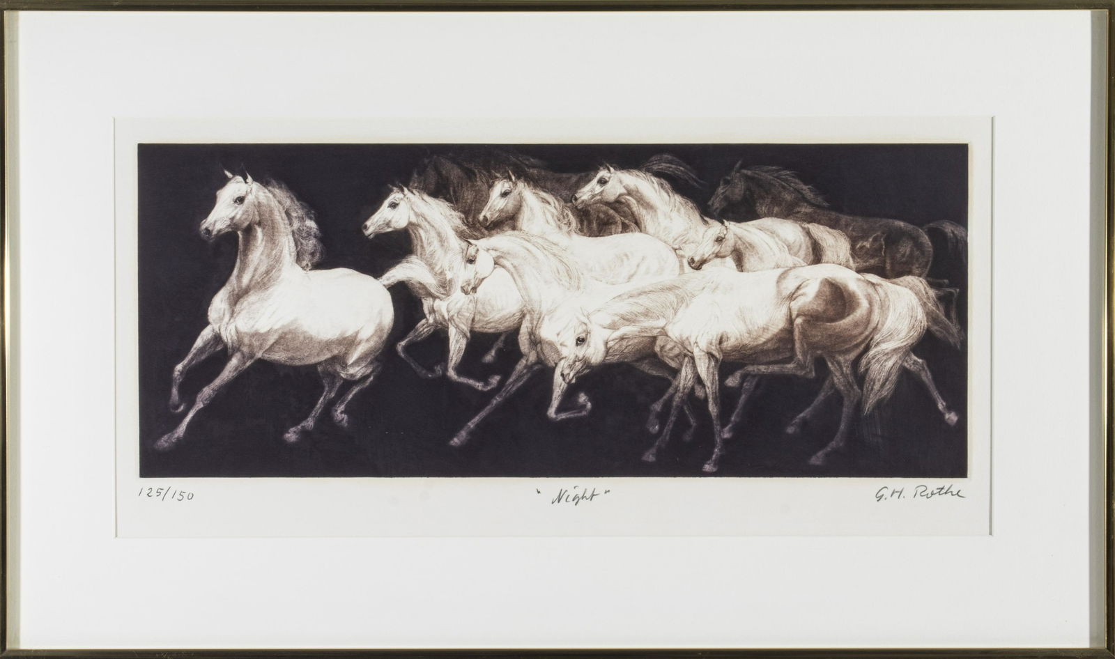 Gatja Helgart Rothe "Night" Etching & Aquatint (1 of 7)