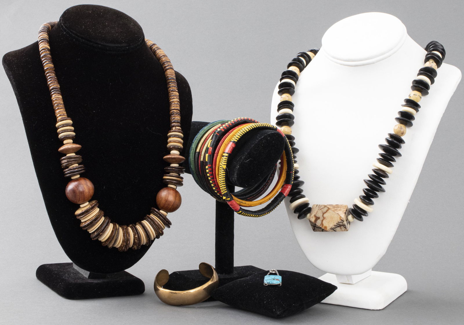 Wood, Horn, Coral & Wire Bangles, Necklaces, 14 (1 of 18)