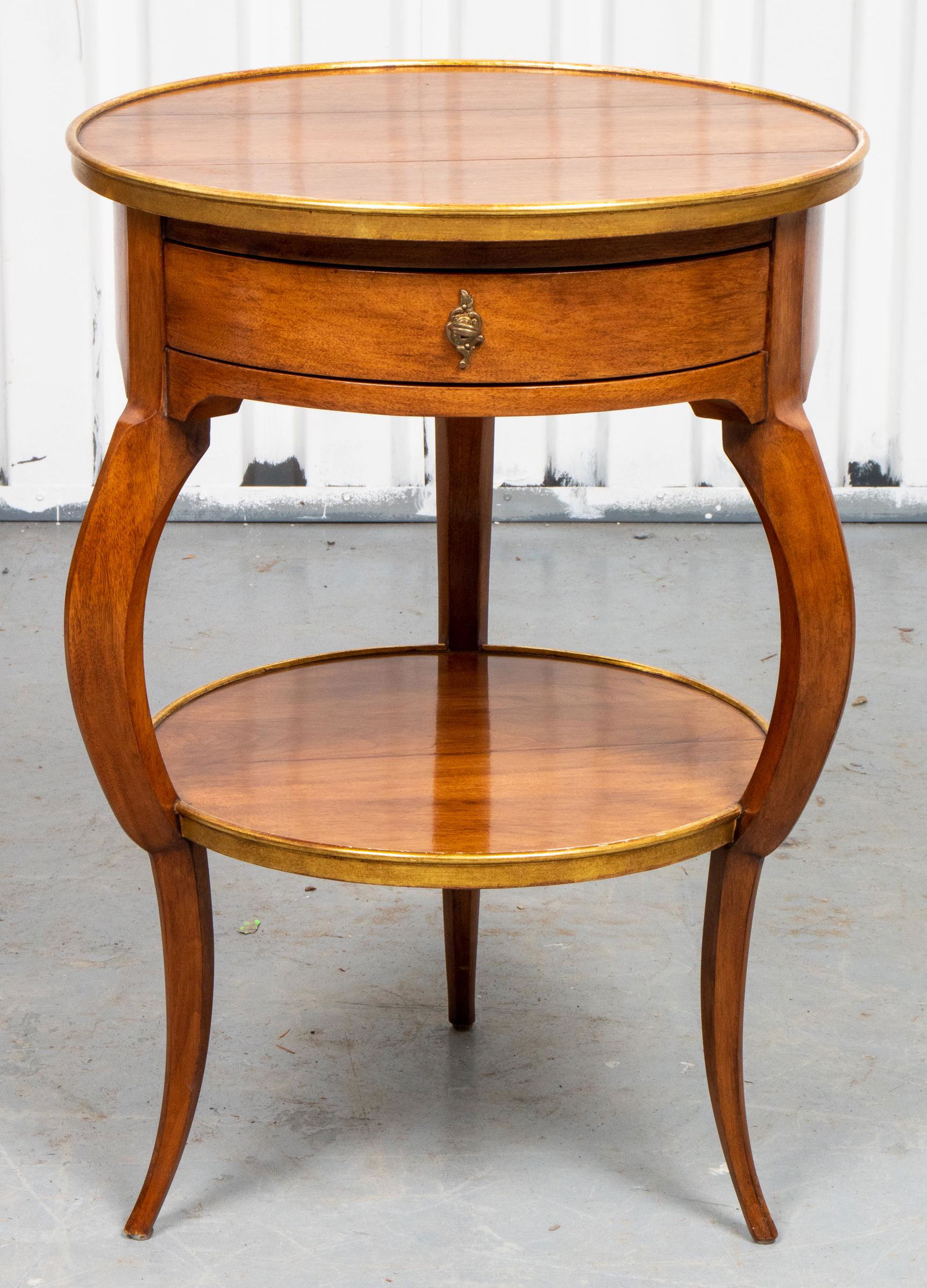 Rococo Style Parcel Gilt Mahogany Gueridon (1 of 7)