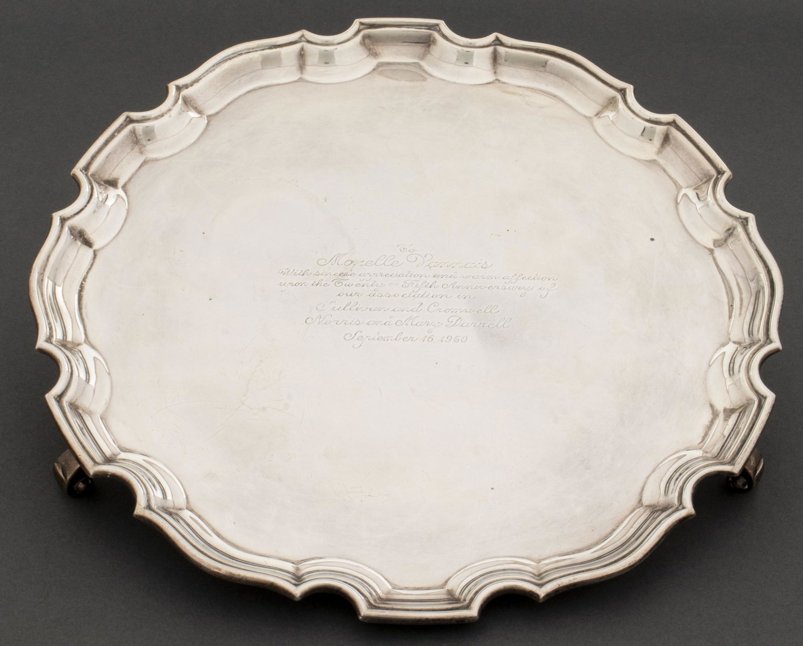 Tiffany & Co. Sterling Silver Salver (1 of 6)