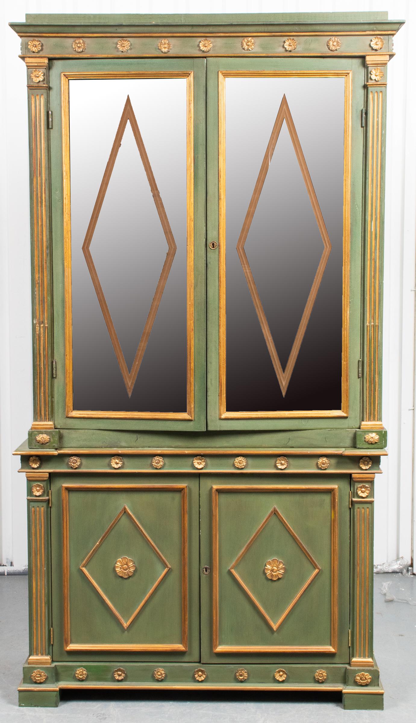 Italian Neoclassical Style Paint Decorated Cabinet (1 of 7)