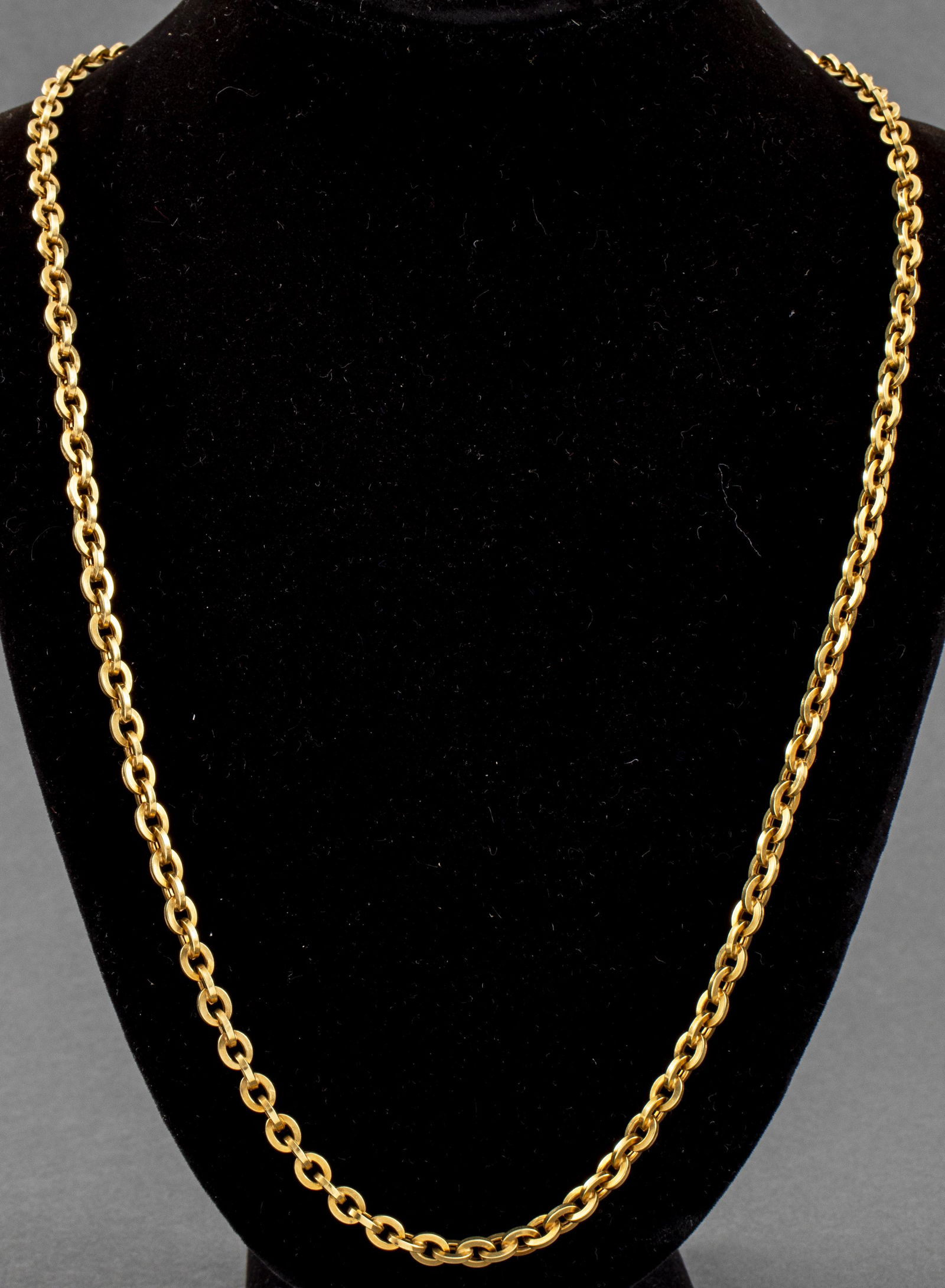 Italian 14K Yellow Gold Cable Chain Necklace (1 of 6)