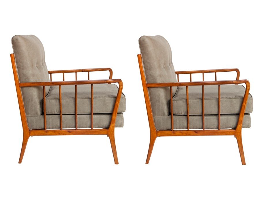 Rino Levi Brazilian Mid-Century Modern Arm Chairs (1 of 7)