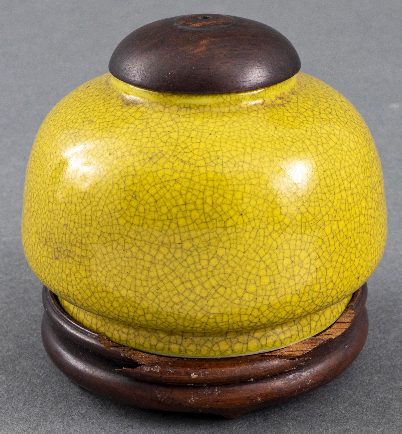 Chinese Crackle-Glazed Pottery Water Pot (1 of 7)