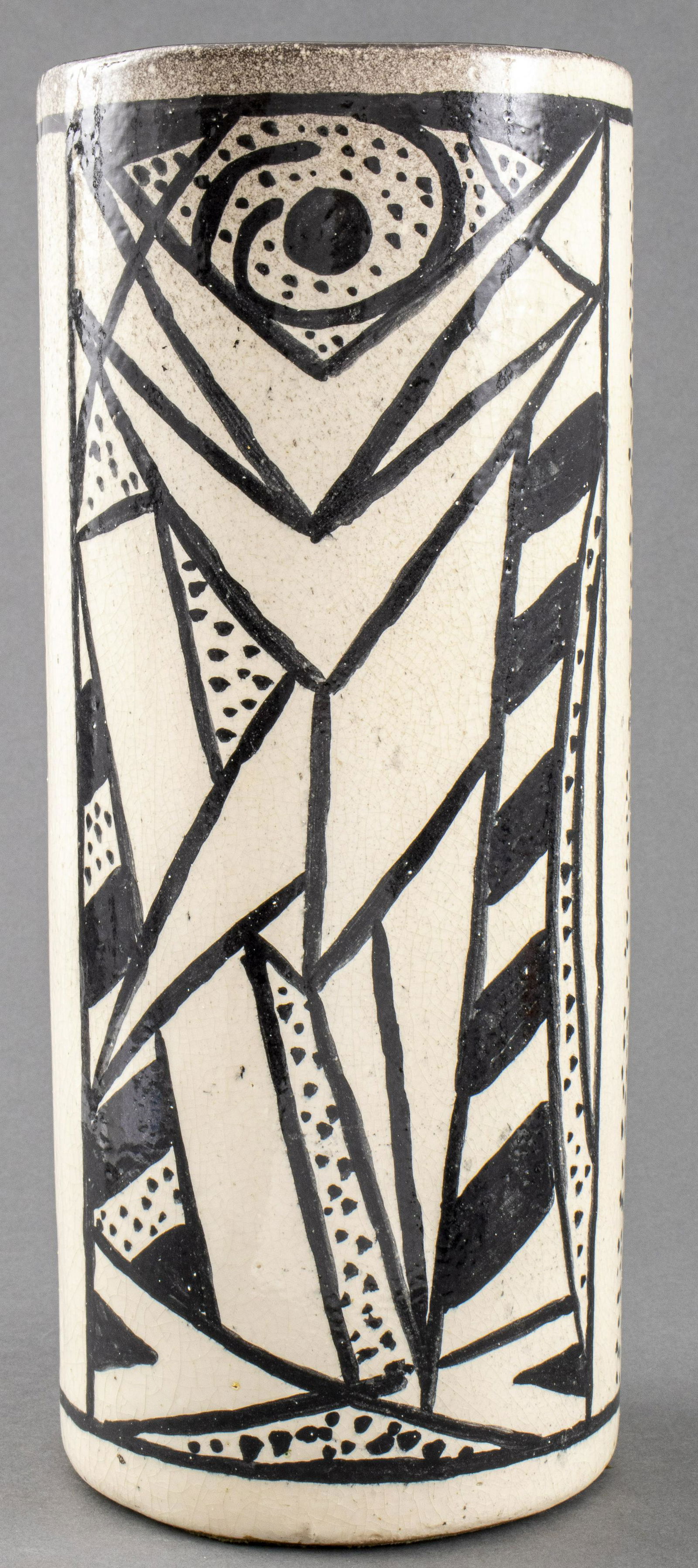 Modern Art Pottery Cubist Still Life Vase (1 of 10)