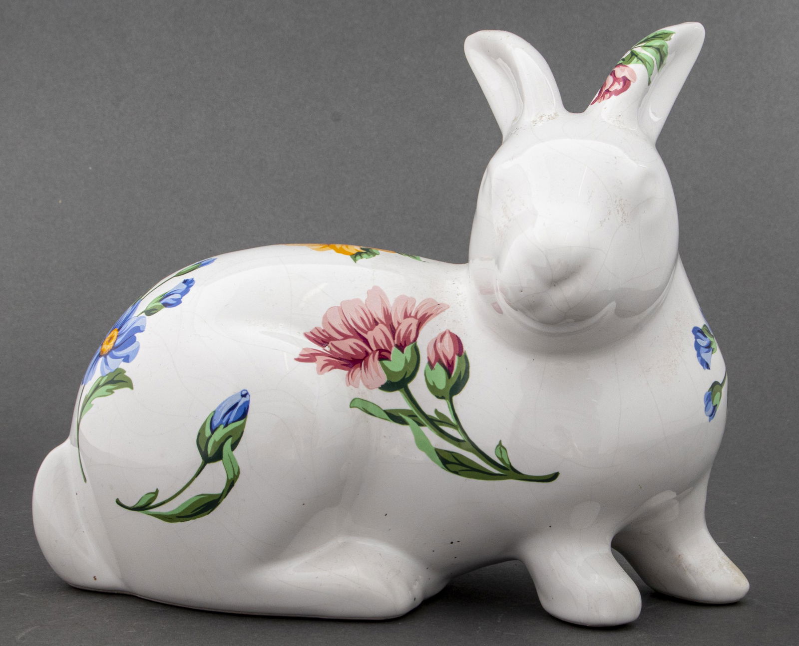 Tiffany & Co. Floral Porcelain Rabbit Figurine (1 of 5)