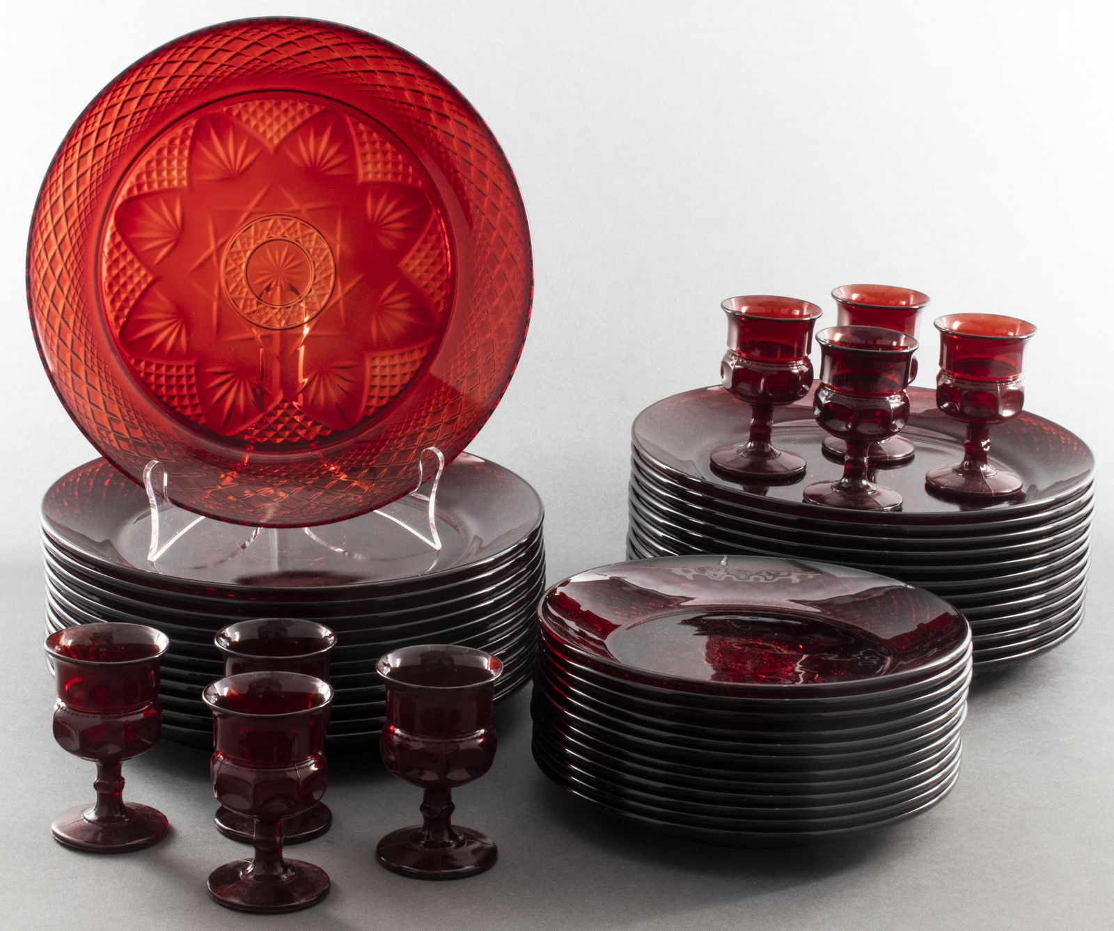 Cristal D'Arque Dishware & Cordial Glasses, 44 PCS (1 of 5)