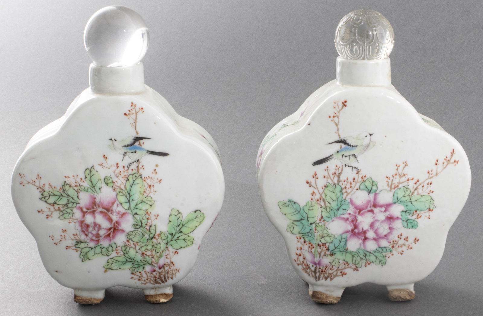 Chinese Famille Rose Porcelain Jars, Pair (1 of 4)